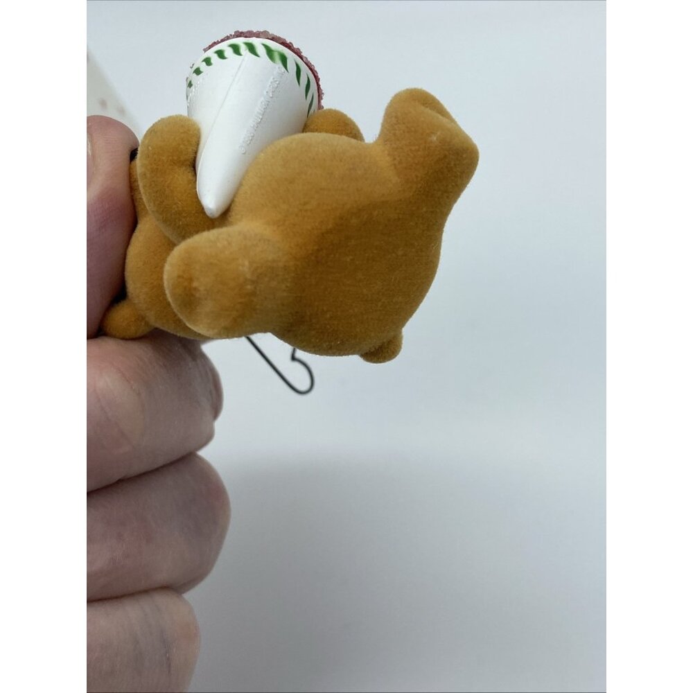 Hallmark Keepsake Very Strawberry Teddy Bear 1988 Christmas Collection Ornament - Picture 5 of 12